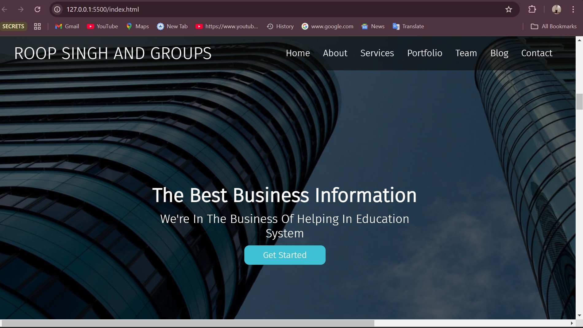 Business Website